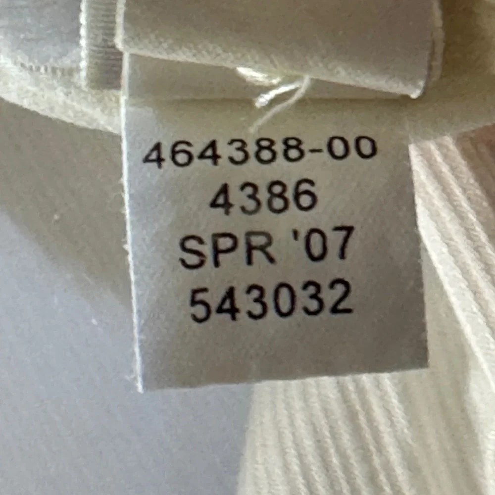 Banana Republic Embroidered Shirt Mens M Cream Classic Fit Guayabera Coastal